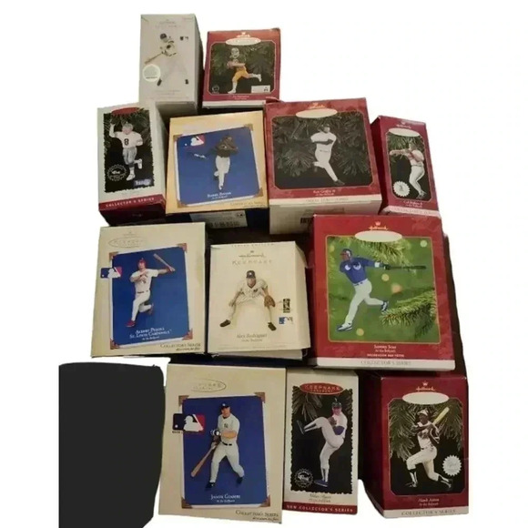 Hallmark Other - Hallmark Baseball Ornaments (Nolan Ryan, Troy Aikman, Cal Ripken Jr)